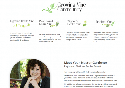 Vine Ripe Nutrition Program Course and about